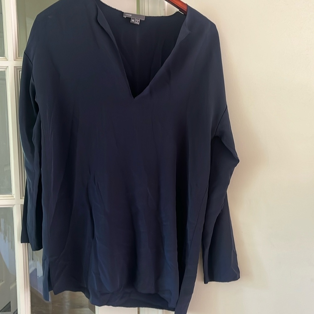Vince silk tunic